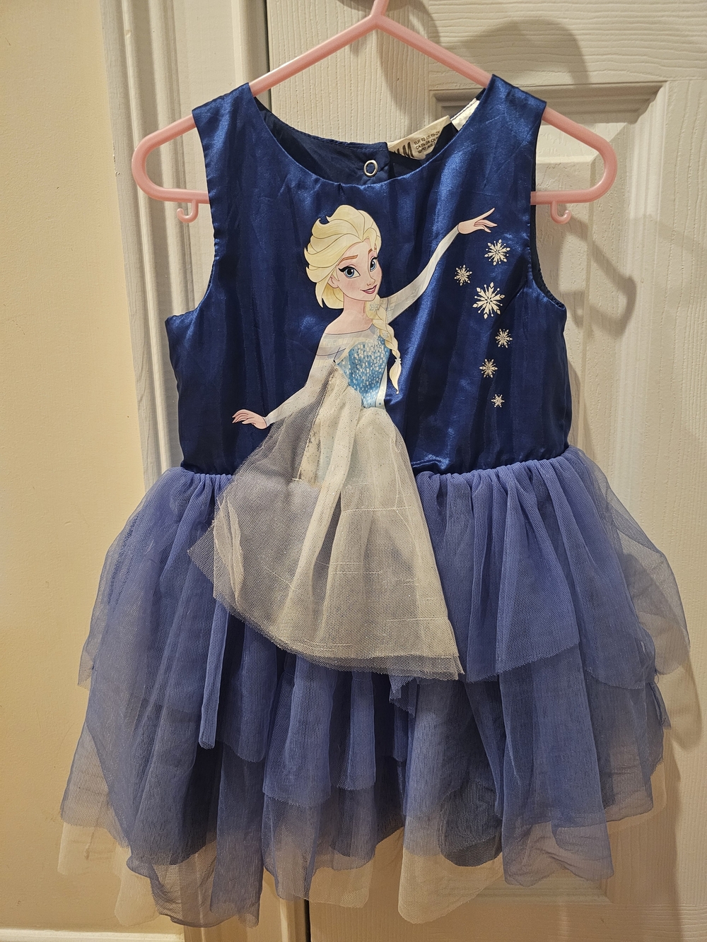 Disney Frozen Elsa Blue Tulle Dress Girls Size 18-24 Months